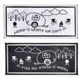 thumbnail image 2 of Ming's Mark 8' x 18' RV Home Outdoor Mat, "Home Is Where We Park It", Black / White (RH8181), 2 of 4