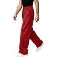 thumbnail image 6 of Homenesgenics Sweatpants Men with Pockets Open Bottom Elastic Waistband Drawstring Straight-Leg Casual Athletic Trousers Red S, 6 of 8