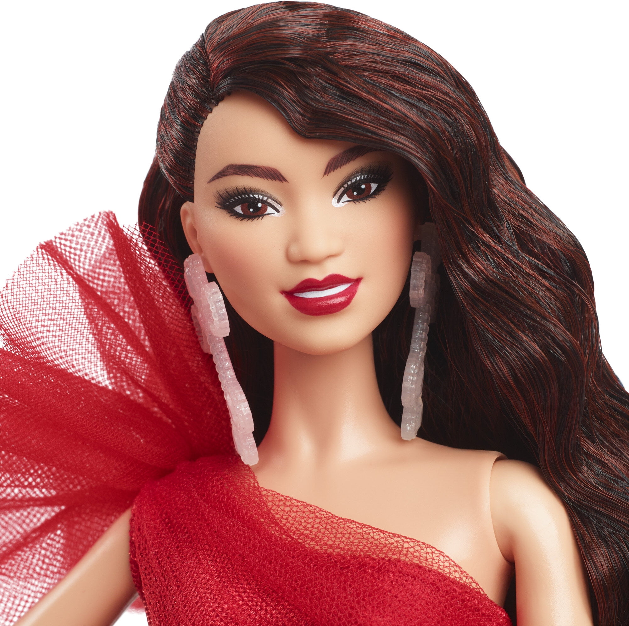 Barbie 2024 Holiday Barbie Dolls, Seasonal Collector Gift, Barbie Signature, Plaid Gown with Red Bow