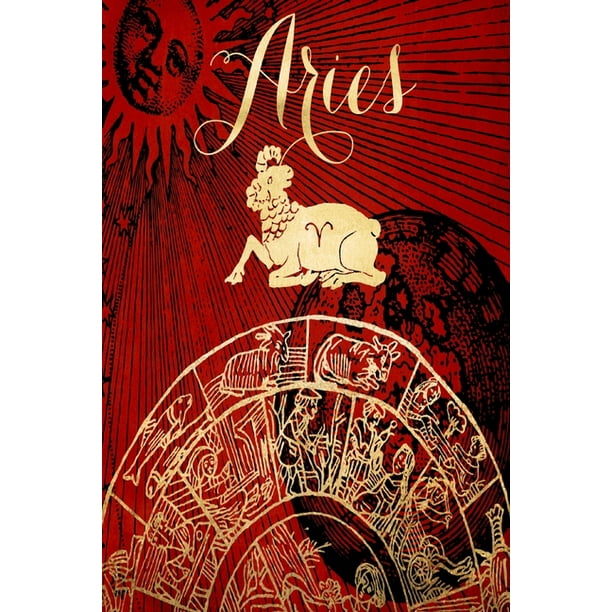 2020 Daily Planner Aries Symbol Astrology Wheel Zodiac Sign Horoscope