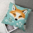 thumbnail image 7 of Hello Welcome Autumn Fall Cute Fox Animal Pillowcase King Pillow Cover Protector Pillow Sham Pillow Case with Zipper  for Long Throw Pillow, 7 of 7