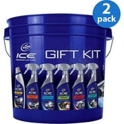 Turtle Wax Ice Premium Gift Kit Bucket, 2 Pack Bundle