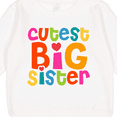 thumbnail image 3 of Inktastic Cutest Big Sister Toddler Sweatshirt, 3 of 4