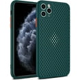 thumbnail image 1 of Heat Dissipation Phone Case, New Breathable Hollow Cellular Hole Heat Dissipation Case Full Back Camera Lens Protection Ultra Slim TPU Case Cover, 1 of 6