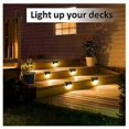 thumbnail image 3 of Luz solar para vallas y jardines, luz solar para exteriores, escaleras, terrazas, decoración impermeable, 3 of 5