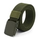 thumbnail image 5 of Cinturón de lona para hombre, cinturón de mujer con control de seguridad sin metal, hebilla de entrenamiento militar, pantalones vaqueros casuales, hebilla automática para exteriores, 5 of 5