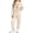 Beige - Christmas Deer, variant on DISNIMO Girls 2 Piece Tracksuit Christmas Tree Print Zip‑Up Sweatsuit and Pant Set with Pockets 80s 90s Style Hip Hop Dance Outfits Streetwear 4‑13 Years