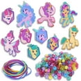 thumbnail image 2 of Deluxe Sparkling Necklace Activity Set: My Little Pony - Tara Toy, Create-Design-Wear 10 Charm Necklaces,  Ages 3+, 2 of 5