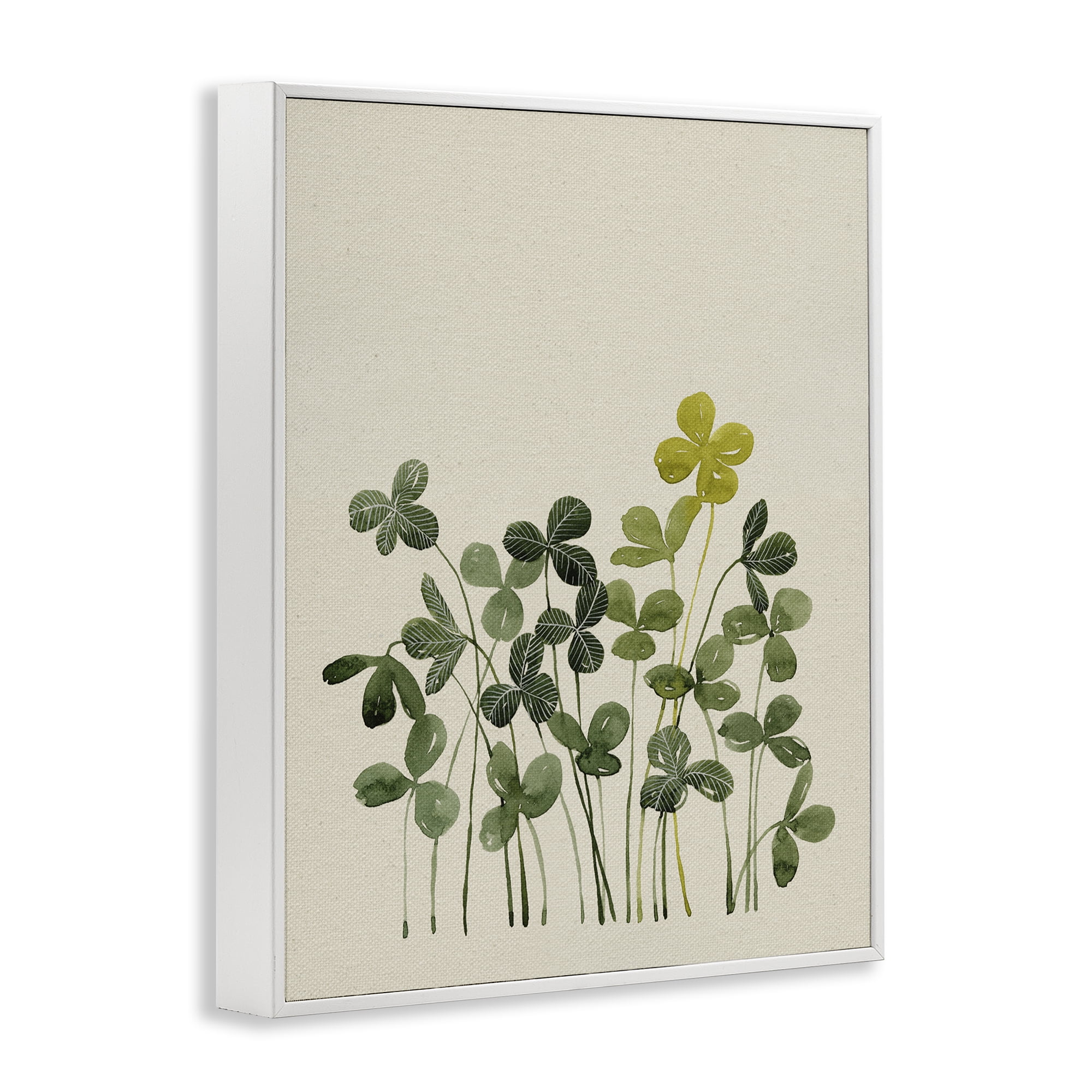 Hidden Gems Botanicals White Framed Giclee Art, design by Grace Popp