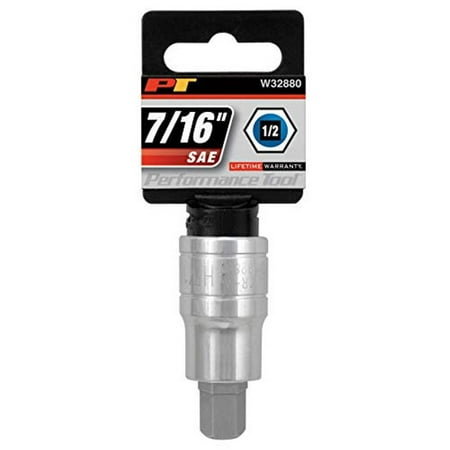 

2PK Performance Tool W32880 1/2 Drive 7/16 Hex Bit Socket