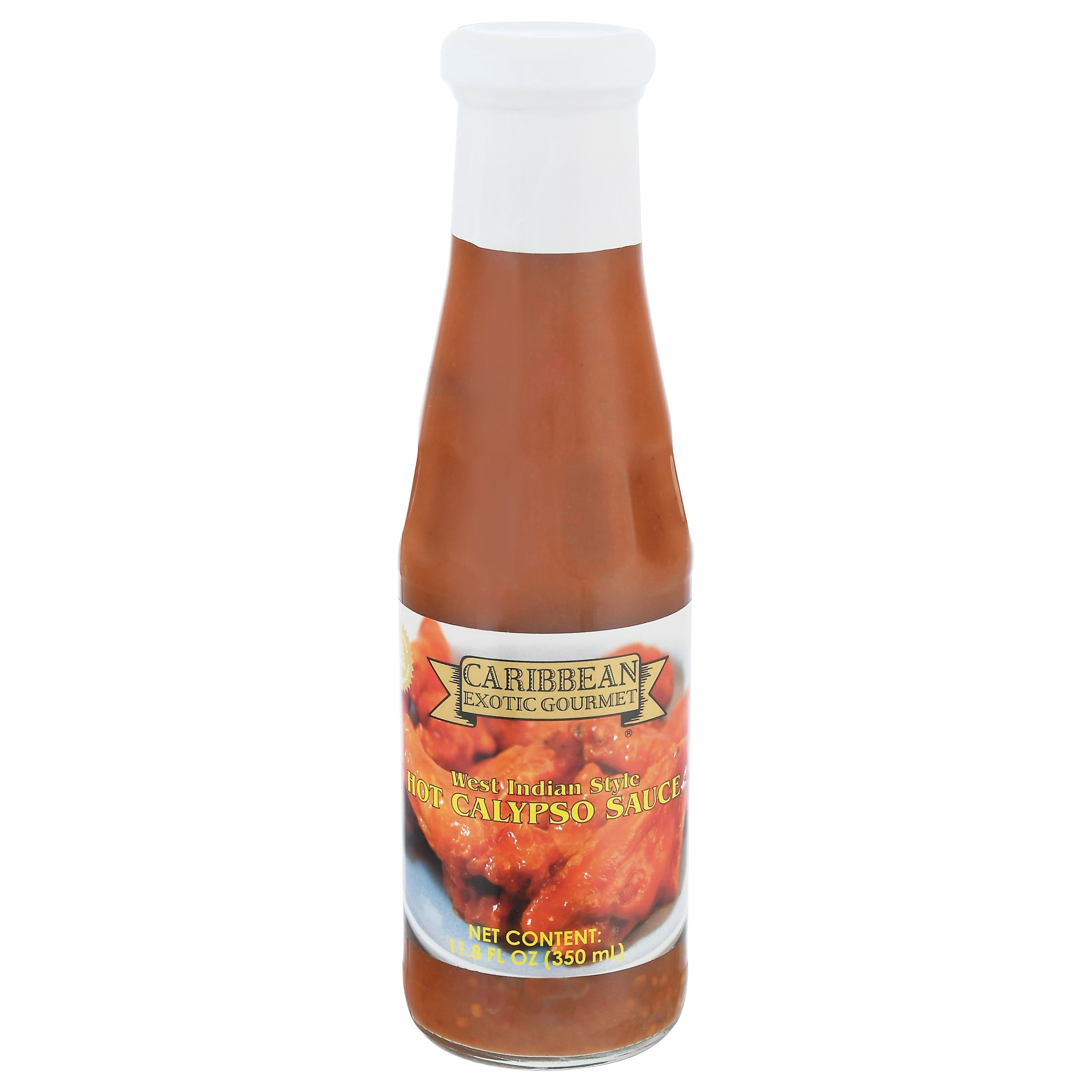Caribbean Exotic Gourmet West Indian Style Hot Calypso Sauce, 11.5 oz