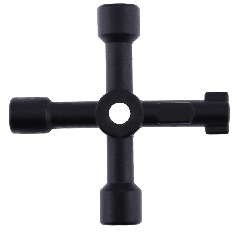 AkoaDa Multifunction 4 Ways Universal Triangle Wrench Key Plumber Keys