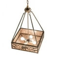 thumbnail image 5 of Meyda 223450 18 in. Square Lone Bear & Wolf Inverted Pendant, 5 of 5