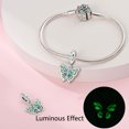 thumbnail image 3 of Abalorios de mariposa, alce, luciérnaga que brillan en la oscuridad, bañados en plata 925, compatibles con pulseras Pandora, regalos de joyería para Navidad y cumpleaños, 3 of 5