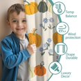 thumbnail image 3 of Rustic Farmhouse Autumn Theme Autumn Aesthetic Pumpkin Sunflower Tier Curtains 2 Pieces,52x63in Kitchen Curtains Fall Holiday Long Curtain, 3 of 5