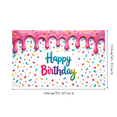 thumbnail image 6 of Colorful Theme Banner Decorative Design Polyester Decoration for Birthday Party Kids Party Indoor Decoration, 6 of 9