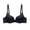 Black, variant on Sexy Underwire Bra For Women,Seamless Push-Up Lightly Lined Bra,Anti-Sagging Supportive Comfy Daily Casual Wear Lingerie Dark Gray 38