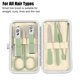 thumbnail image 5 of Juego de cortaúñas de manicura Unique Bargains kit de manicura profesional de acero inoxidable 7 EN 1 verde, 5 of 7