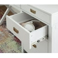 thumbnail image 2 of Posey Side Storage Desk, White, 2 of 8