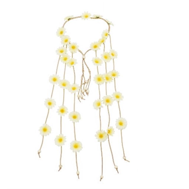 Diadema con forma de flor de sol pequeña, diadema con corona de margaritas para vacaciones, diadema bohemia, accesorios para el cabello para padres e hijos para mujeres