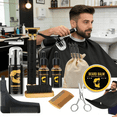 thumbnail image 7 of RAGUPEL 2026 New Men'S Beard Grooming Set,Beard Care Set,Growth Solution,Shampoo,Electric Clipper,Double-Sided Comb,Beard Brush Shampoo,Styling Board Roller,Apron,Valentine'S Day,Father'S Day Gift, 7 of 7