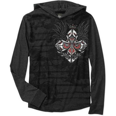 No Boundaries Men's Long Sleeve Hoodie W