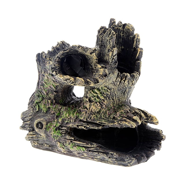 TABLETREANDS Decorativa Para De Peces Con De Paisaje Y Resina Duradera