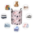 thumbnail image 4 of Susaid Cat Print Waterproof Oxford Cloth Storage Circular Laundry Hamper BasketCapacity for Home-Small, 4 of 6