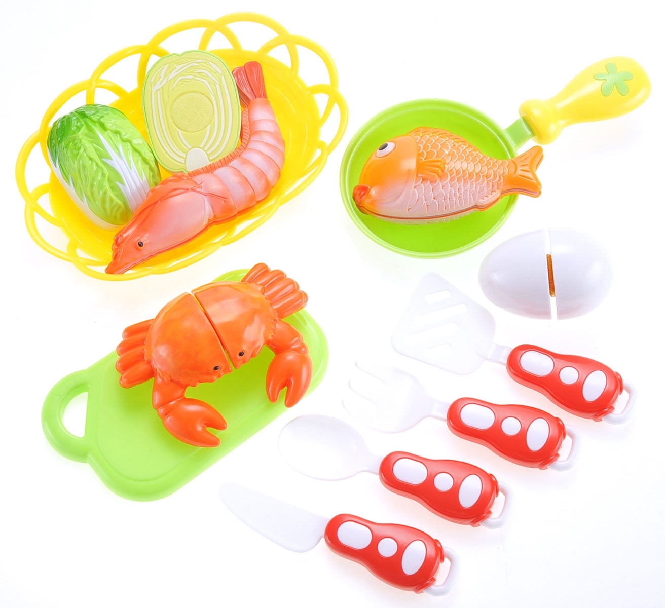 PlayWorld Kitchen Connection Seafood Cutting Play Food Playset