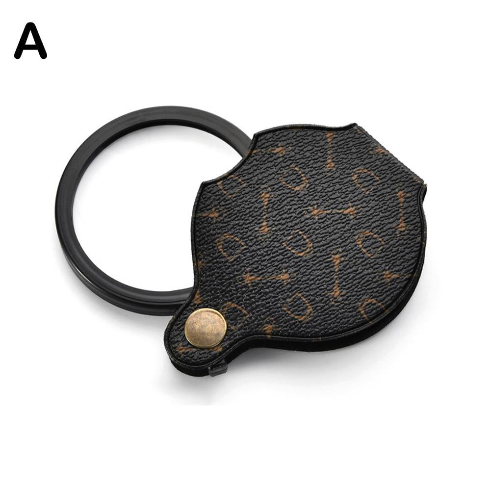 Small Magnifying Glasses 15x Portable Pocket Magnifier Foldable Read