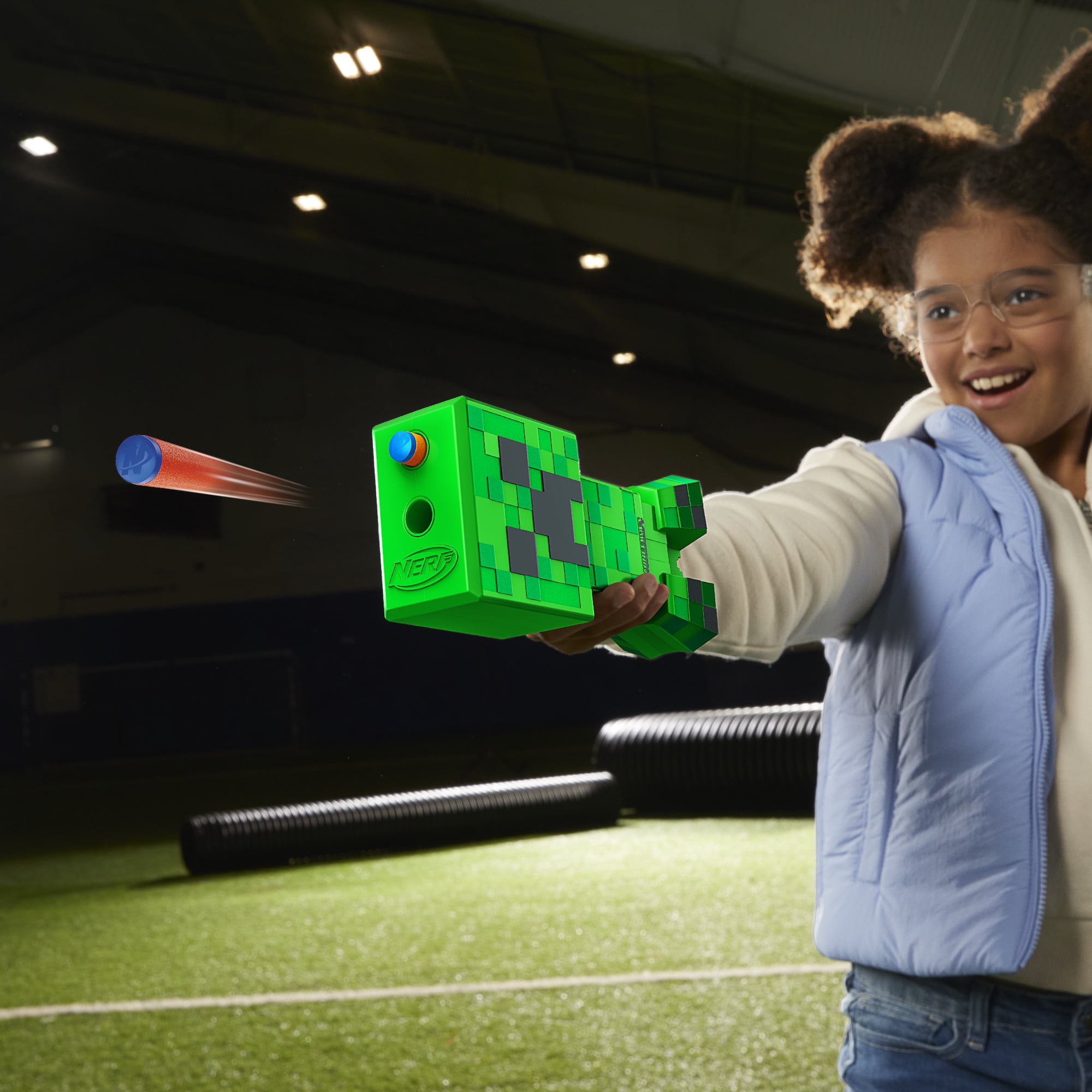 Nerf Minecraft Creeper & Skeleton Mob 2-Blaster pack, 8 N1 Darts Compatible Only with Nerf N Series Blasters