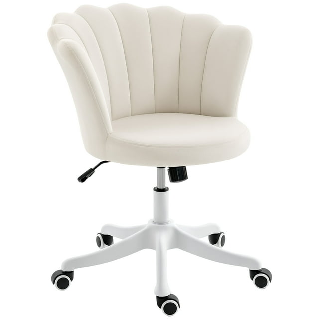 HOMCOM Office Chair, Swivel Desk Chair with Adjustable Height, Backrest