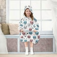 thumbnail image 7 of joogoo Blanket Hoodie for Cartoon Skull Oversize Sweatshirt 3-14 YR L, 7 of 7