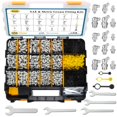 thumbnail image 1 of Surtido de accesorios de engrase, 310 piezas, SAE y métricos con kit de llave, 1 of 7