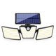 thumbnail image 1 of Foco solar de tres cabezas LED para exteriores, lámpara de pared con detección de movimiento humano, iluminación para jardín y patio, farola pequeña iluminadora, 1 of 5