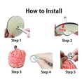 thumbnail image 4 of Yarn Carrier, 5 Set Smoothly Mouth Lightweight Wrist Yarn Holder  for Knitting Sewing, 4 of 7