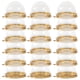 thumbnail image 4 of 50 piezas de cajas de pastel de luna transparentes soportes de empaque de postres compactos suministros para el hogar, 4 of 6