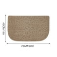 thumbnail image 5 of Indoor Doormat, Super Absorbs Mud Mat, Washable Non-Slip Rubber Backing Clean Door Mat for Doorways Inside Dirt Trapper Mats Shoes Scraper, 18*30 Inches Beige, 5 of 5