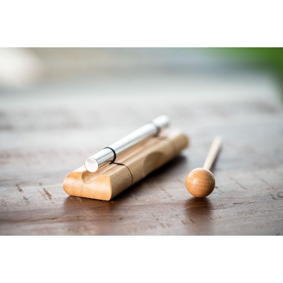 Energy Chime For Meditation, Sound Healing, Yoga and Classrooms â Long Resonance and Pure Tone, Includes Wooden Mallet, 2-YEAR WARRANTY