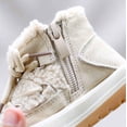thumbnail image 7 of Hrsba Kids Snow Boots,On Solid Color Thick Fleece Lined Bread Style Cotton Boots, 7 of 7