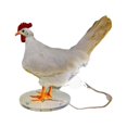 thumbnail image 4 of Lámpara de huevo de gallina única, luces de noche de resina con iluminación suave y cálida, luz decorativa para ocasiones especiales, regalo ideal para amigos y familiares (luz cálida natural), 4 of 5