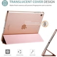 thumbnail image 3 of Smart Case for iPad Air 1st Edition, Ultra Slim Lightweight Stand Protective Case Shell with Translucent Frosted Back Cover for Apple iPad Air 2013 Model (A1474 A1475 A1476), 3 of 7