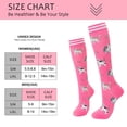 thumbnail image 2 of Calcetines de compresión fenglaoda para mujer y hombre, 6 pares hasta la rodilla, 2 of 7