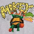 thumbnail image 2 of Teenage Mutant Ninja Turtles: Mutant Mayhem - Michelangelo AKA Mikey - Pizza Rules - Men's Jersey Tank Top, 2 of 4