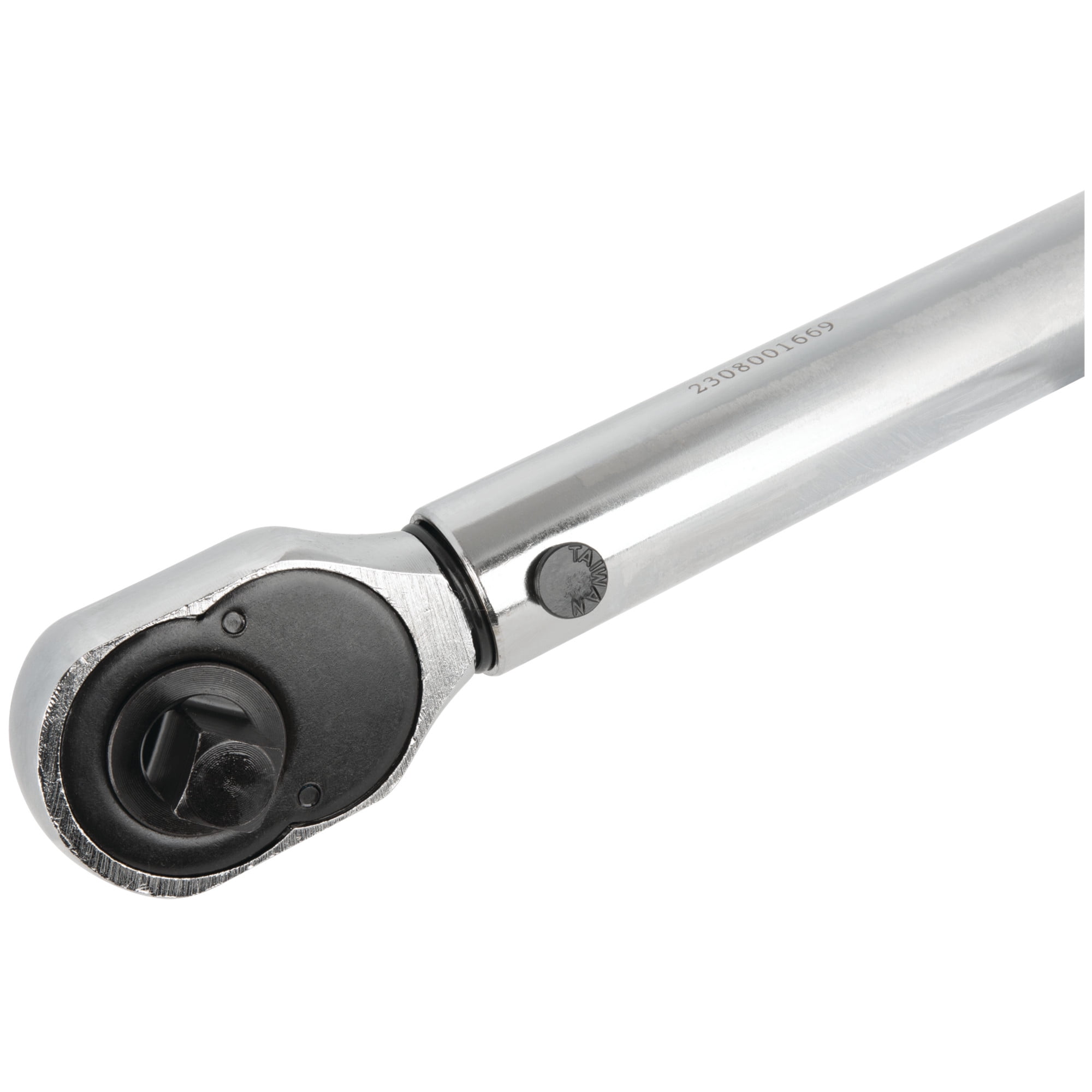 Performance Tool M238 Click Torque Wrench - 3/8 Inch Drive, Adjustable 10 to 80 lbs ft. for Automotive Repair, Garage Maintenance, Chrome-Plated, Calibrated Torque Control