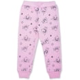 thumbnail image 2 of Nickelodeon Baby Shark 2 Pack Jog Pants for Girls, Sports Pants, Pink and Gray, 2 of 5