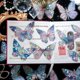 thumbnail image 4 of Bolsa de pegatinas grande de PVC, serie Butterfly Shadow Trail, bolsa de material retro con pegatinas de tarjetas Goo para cuentas de mano, 4 of 5