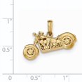 thumbnail image 4 of 14k Yellow Gold Textured 3-D Motorcycle Pendant, 4 of 4