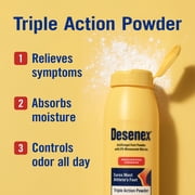 (2 pack) Desenex Anti-Fungal Foot Powder, Cures Most Athlete’s Foot, 3oz