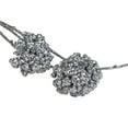thumbnail image 2 of Northlight 32” Silver Sequin Artificial Allium Christmas Spray, 2 of 3